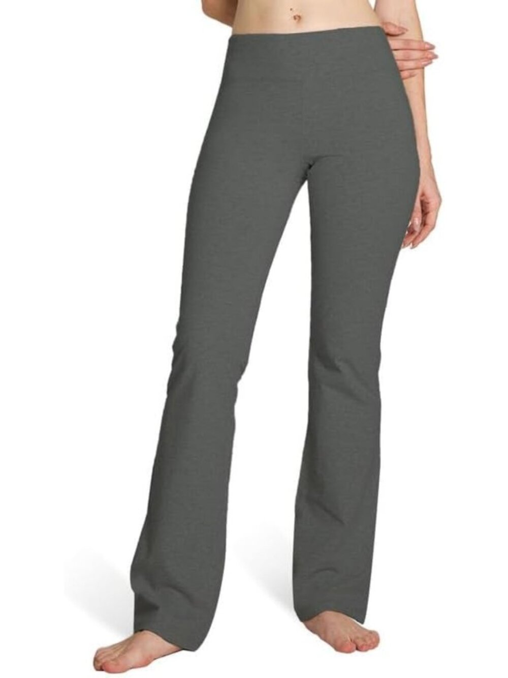 Cotton Bootcut Pants for Women, S-XXXL, 29''-35'' Inseam, Stylish with Inner
